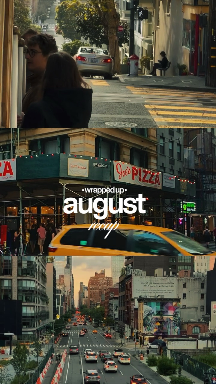 august recap 