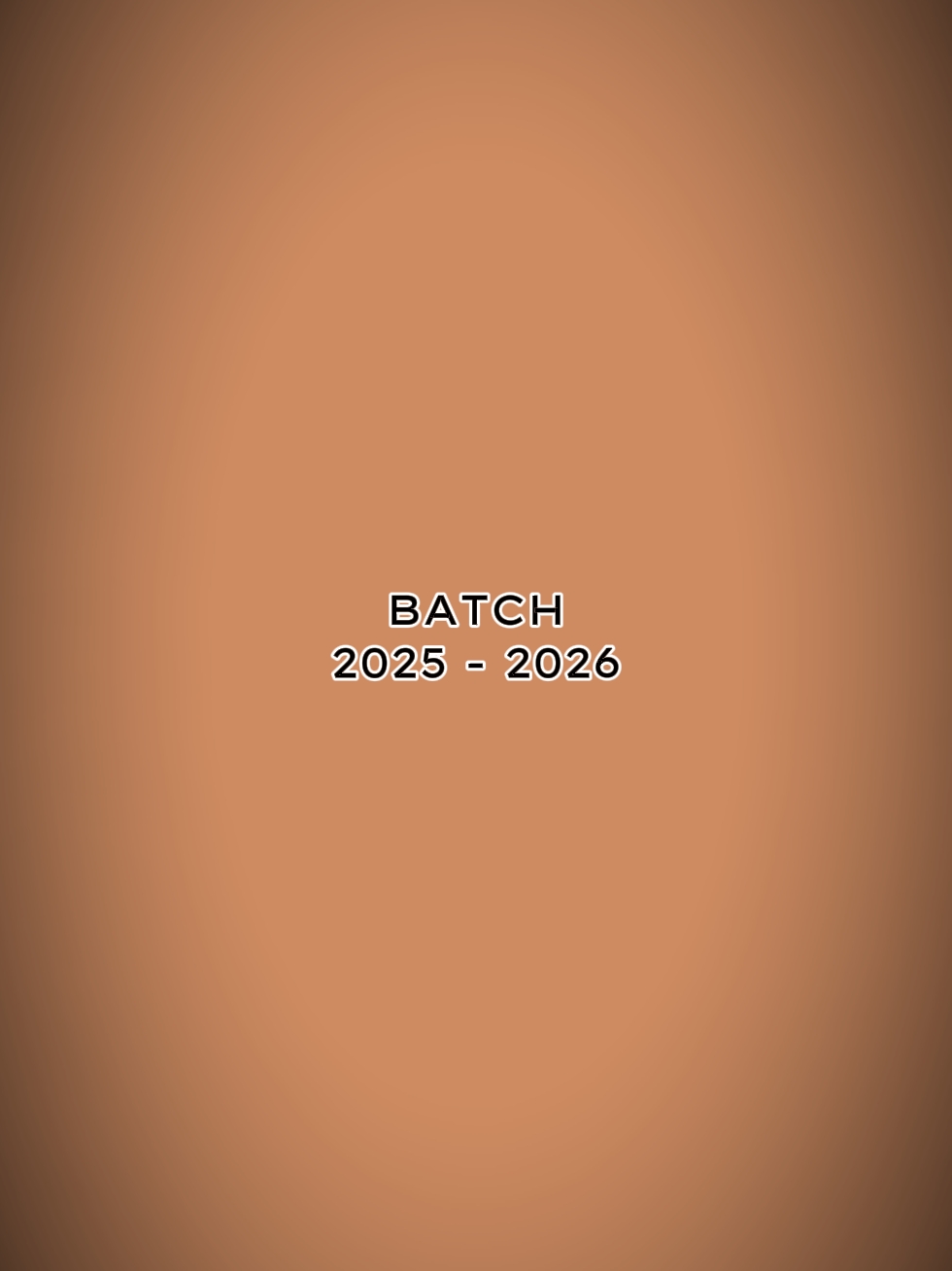 BATCH 2025-2026