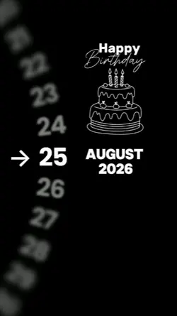 HBD 25 August