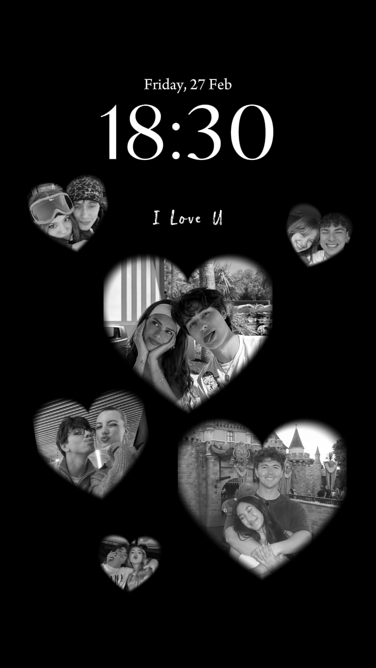 Pantalla de bloqueo de pareja