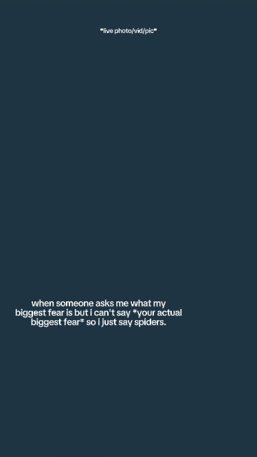 actual biggest fear