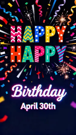 30th April birthday 