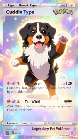 AI DOG POKEMON CARD
