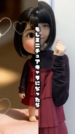 もしミニチュアキャラになったら