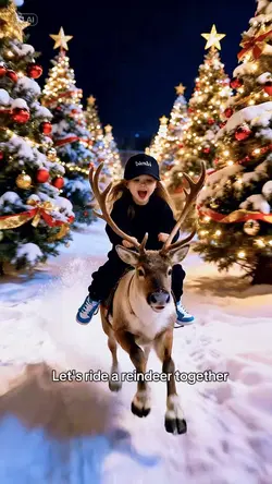 Ride reindeer