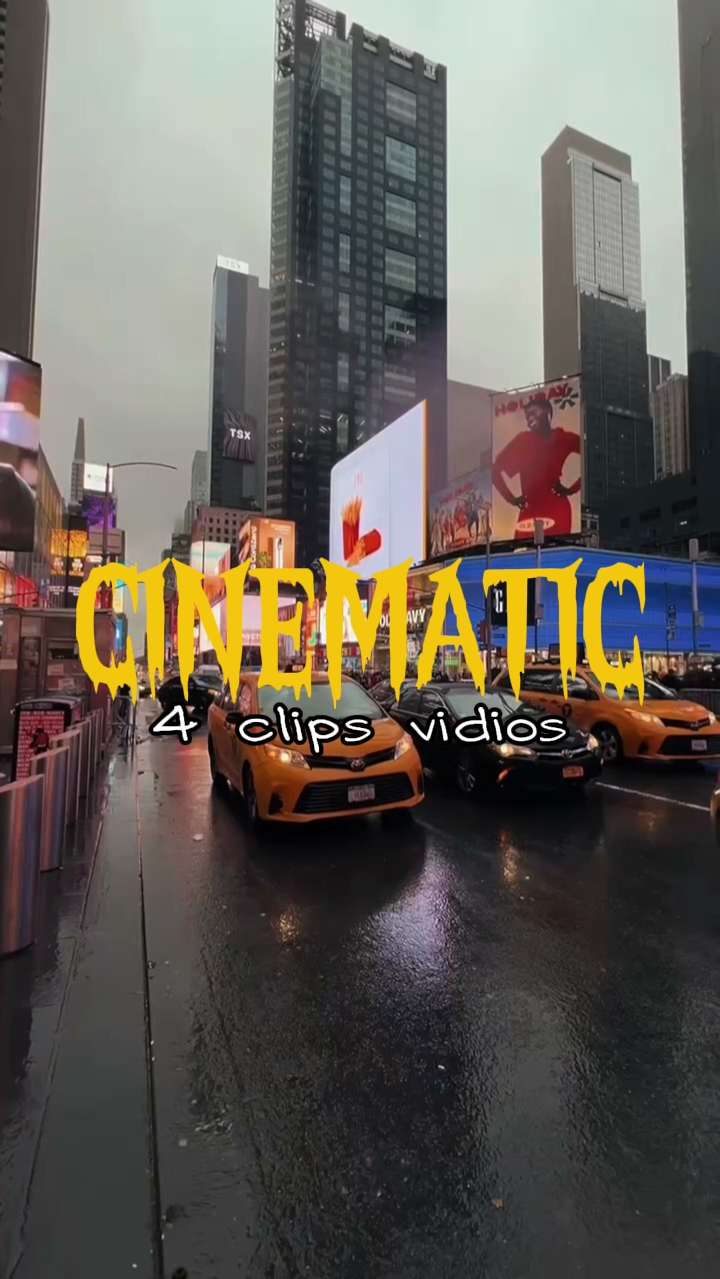 CINÉMATIQUE 4 CLIPS 