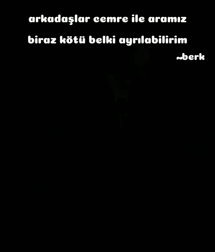 cemre ile aramızdaki