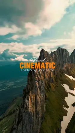 Travel cinematic