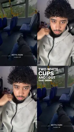 two white cups🥤