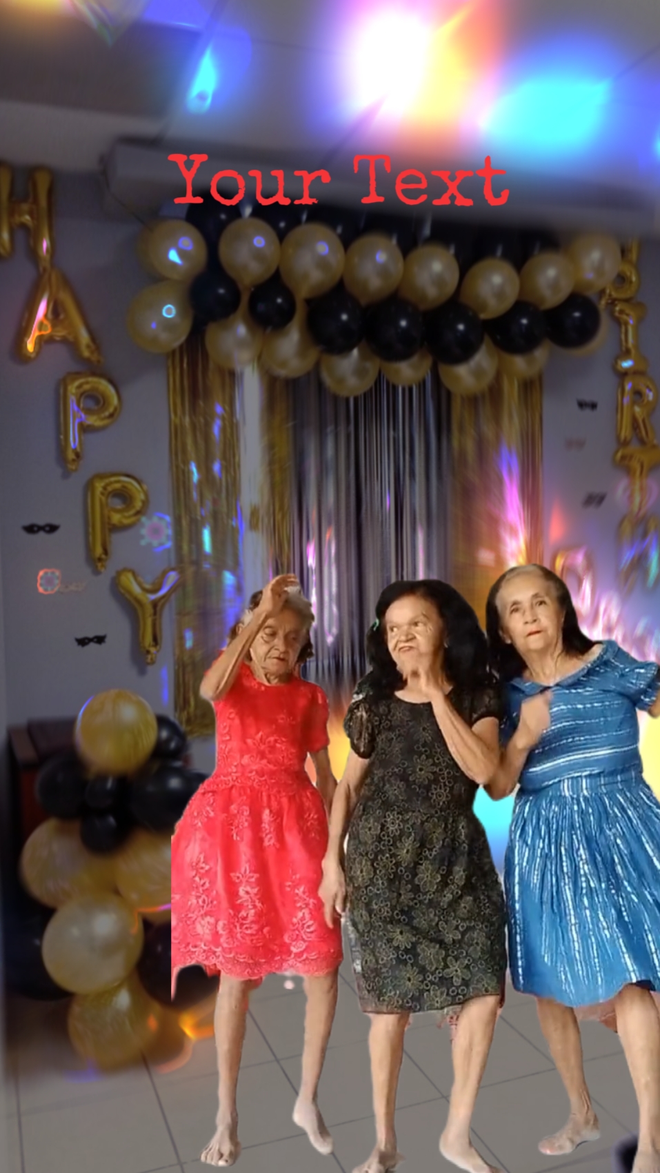 Trio dame fête