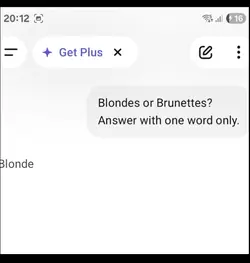blondes or brunette 