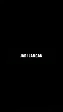 jadi jgn dibuat ribe