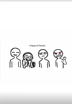 4 types of friends