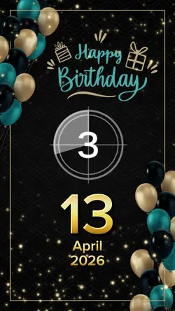 birthday 13 April
