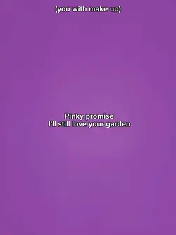 Pinky promised