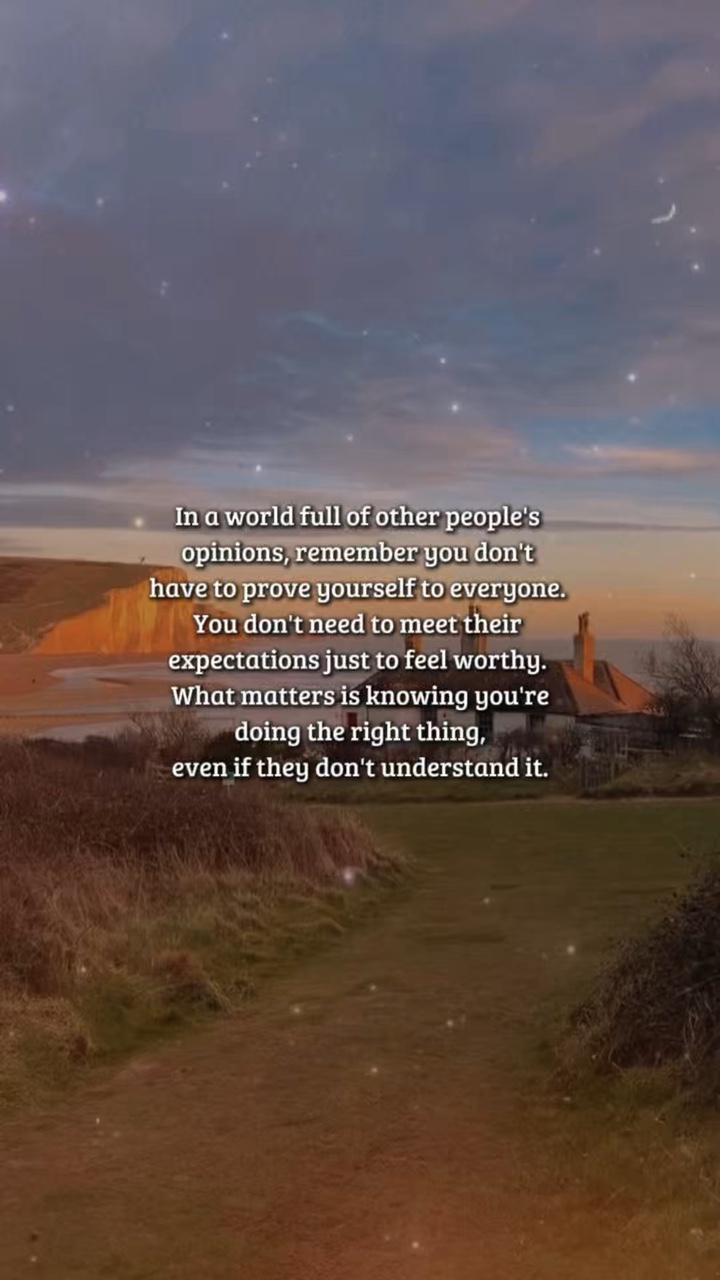 In a world full of .
