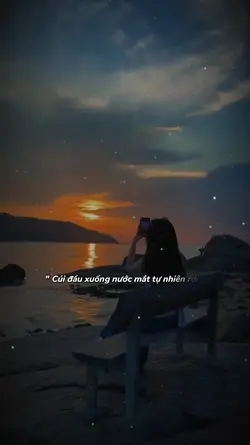 Tôi đã ngồi một mình