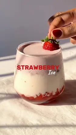 Strawberry ice