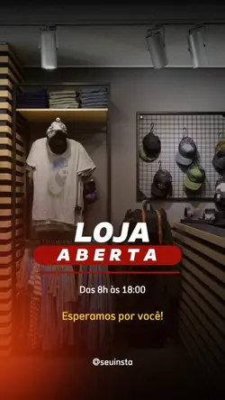 Loja aberta