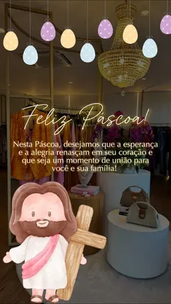 feliz páscoa loja 