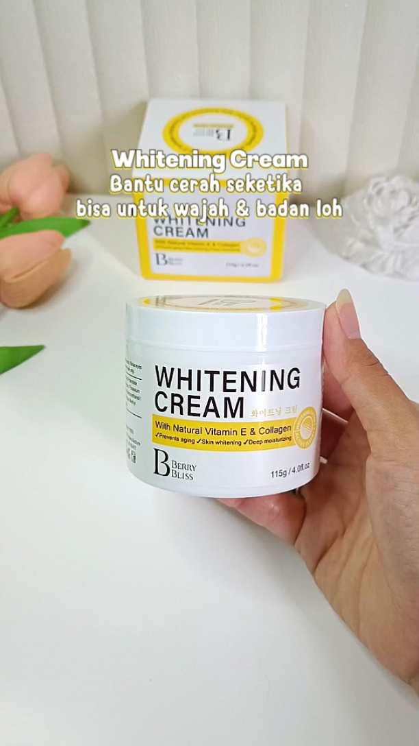 Aufhellende Creme