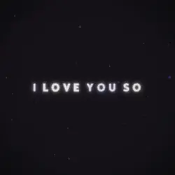 I love you so 