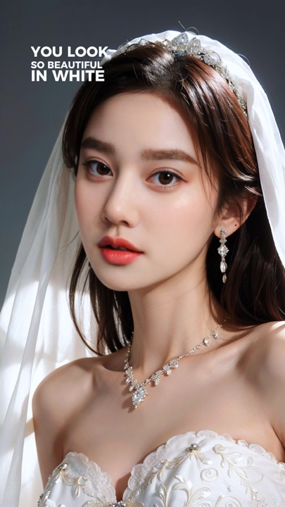 Magnifique en blanc 