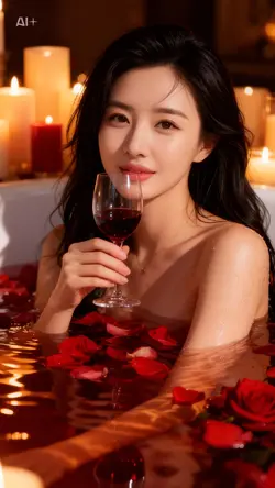 Dramatic candlelight