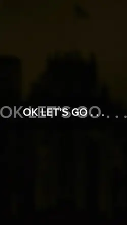 OK Let’s go
