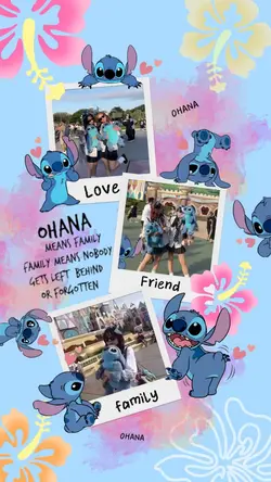 スティッチ💙コラージュ