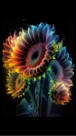 Sunflowers and stars