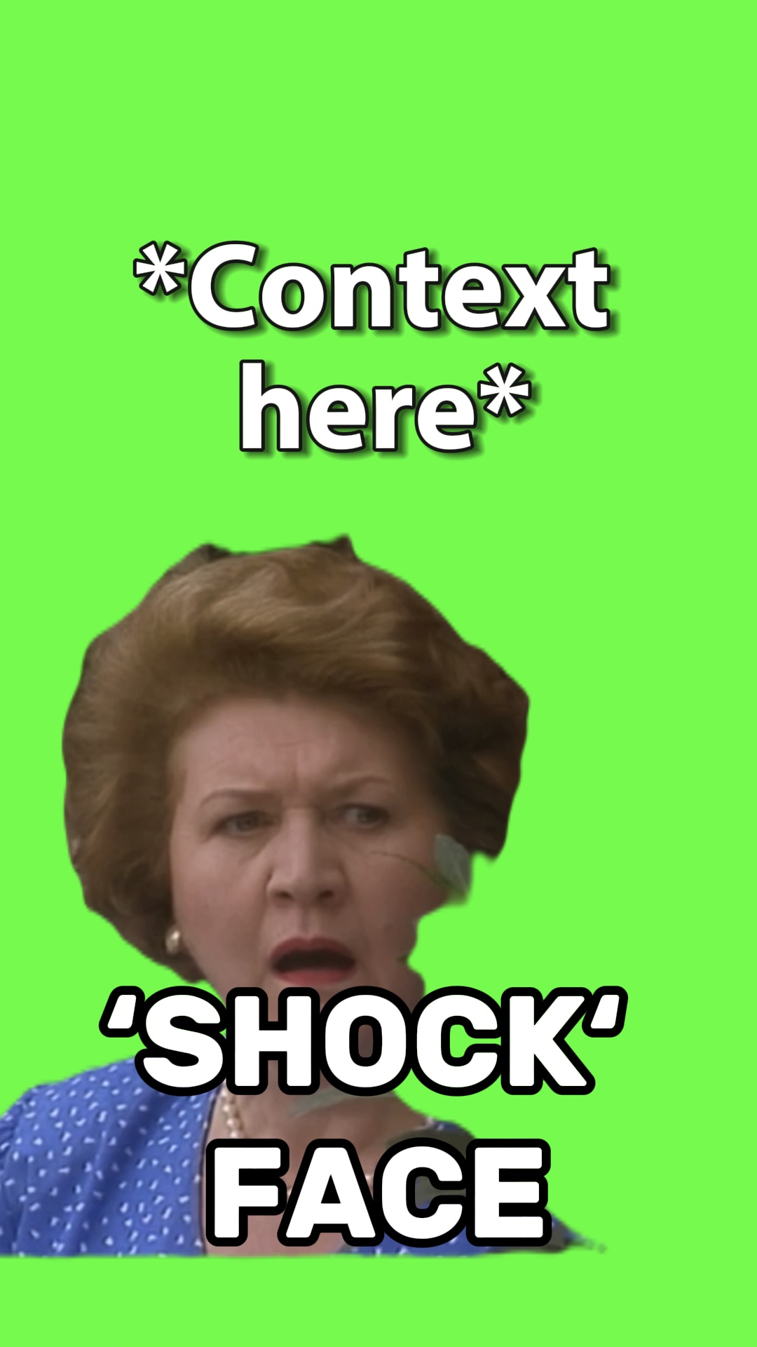 ‘SHOCK’ FACE 😮