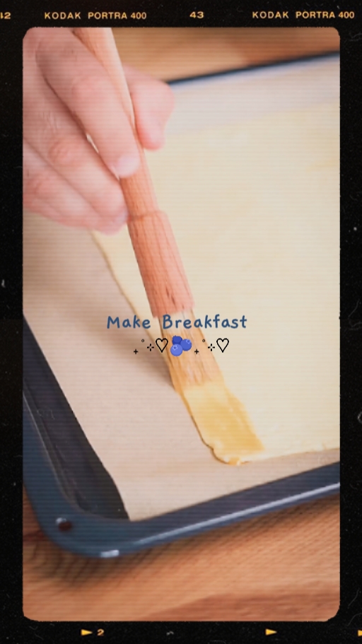 Membuat sarapan 
