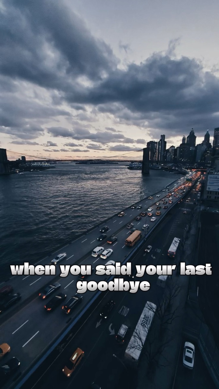 Your last goodbye🥺
