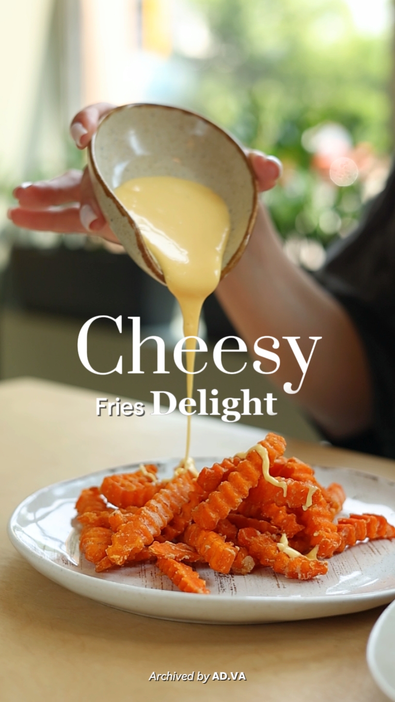 Delicias de papas fritas con queso