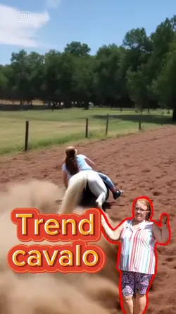 caindo do cavalo 