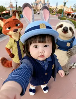 Zootopia selfie 🦊🐰 
