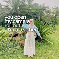 I'm a teacher 
