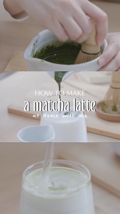 Make matcha latte 