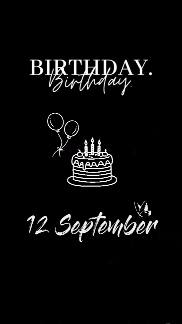 HBD 12 SEPT 2026