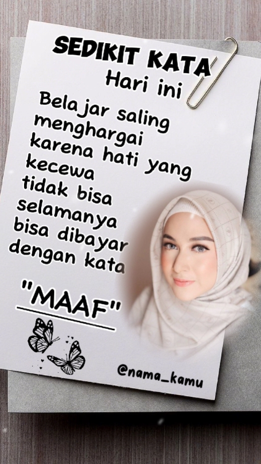 status wa hari ini