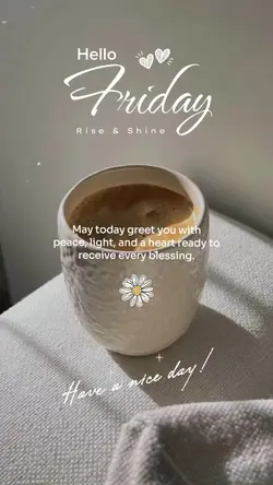 Hello Friday 🌼