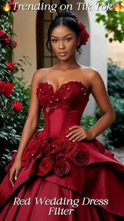 Red Wedding Dress 