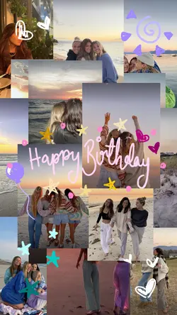 birthday collage ✨🎈