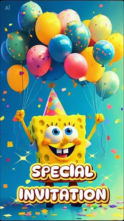 SPONGEBOB INVITATIO