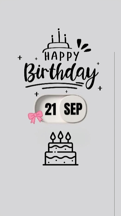 HBD 21 SEPT 2026