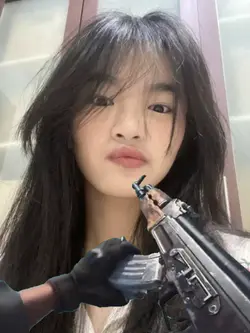 pistol tembak,slowmo