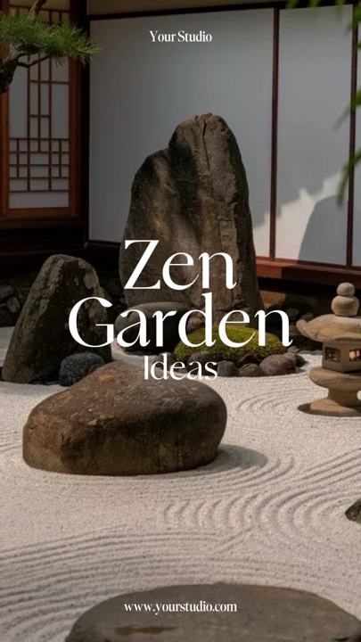 Inspiración de jardín zen
