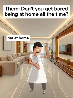 me at home