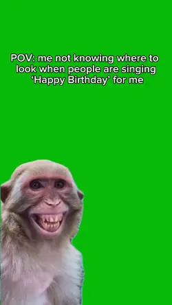 Birthday monkey